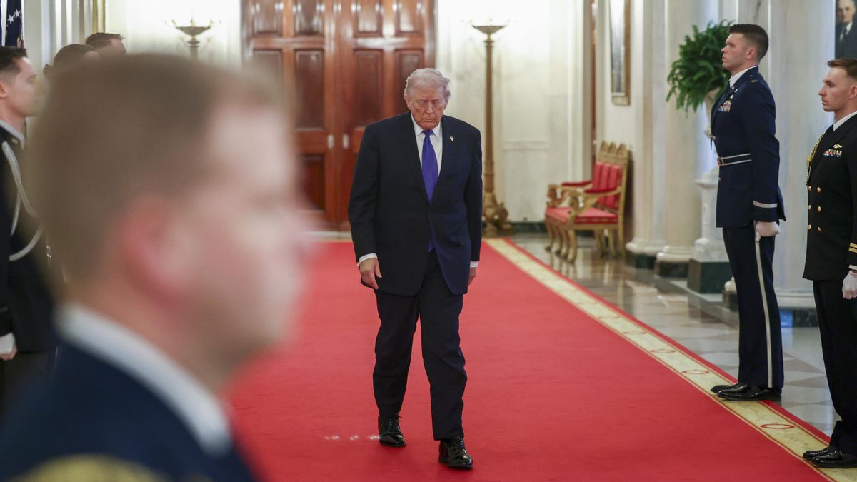 Donald Trump en la Casa Blanca.