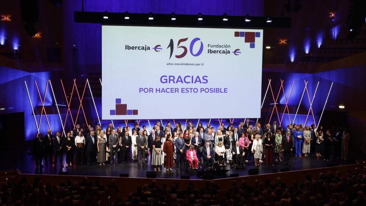 Ibercaja celebra su 150 aniversario con "salud de hierro" para afrontar el futuro con "confianza e ilusión"