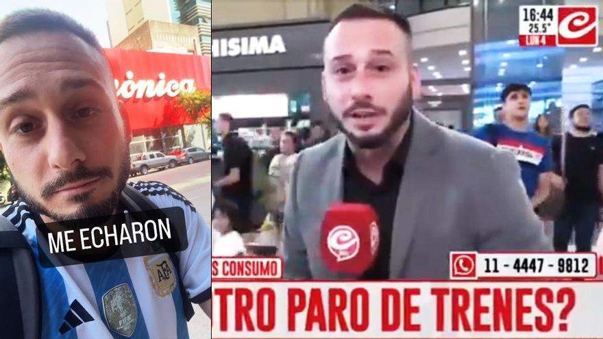 Despiden al reportero argentino que denunció en directo sus malas condiciones de trabajo