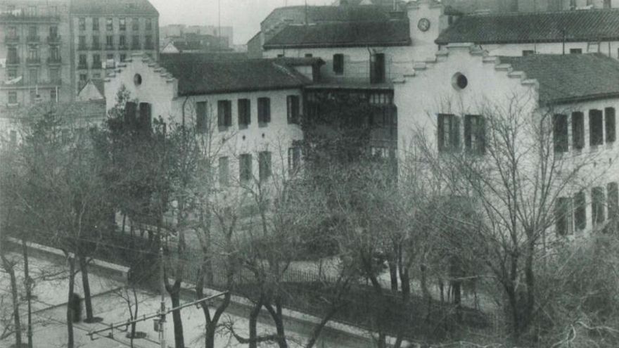 El Homeopático en 1928, en una imagen tomada del proyecto presentado por la empresa EG 3 & 5 para la concesión de la licencia urbanística, petición que fue denegada.