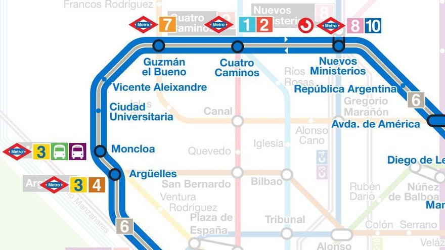 La línea 6 de Metro de Madrid adelanta su cierre a medianoche: bus alternativo y conexiones desde esta semana