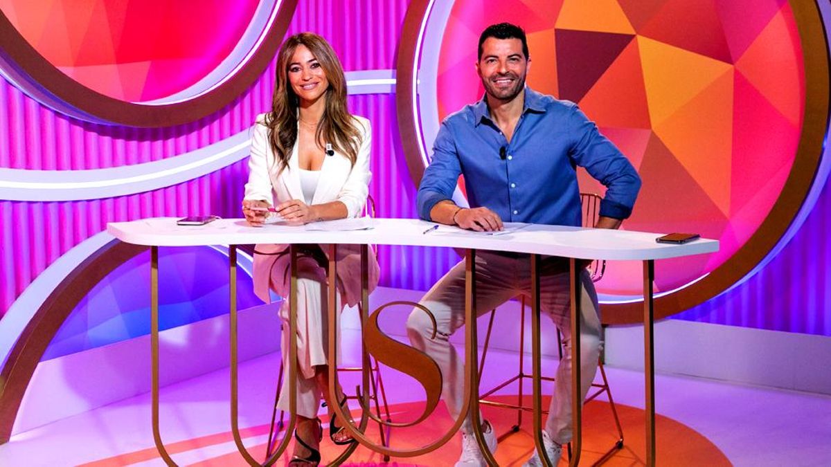 María Verdoy y Antonio Santana, en el plató de 'Socialité'