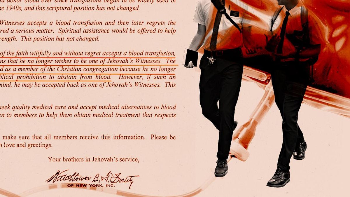 Los Testigos de Jehová empiezan a permitir las transfusiones de sangre autólogas