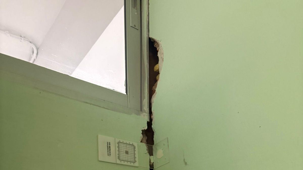 Estado de deterioro del colegio Marqués de Vallejo