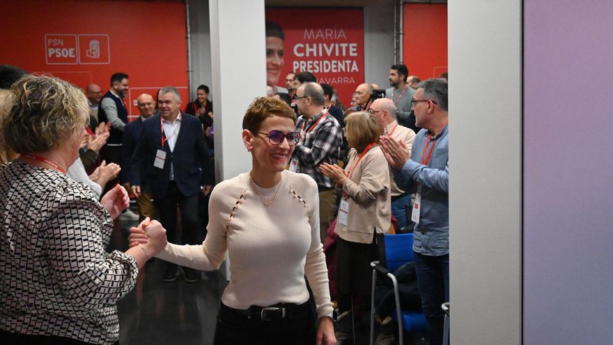 Chivite repetirá al frente de los socialistas en Navarra tras un proceso sin oposición interna