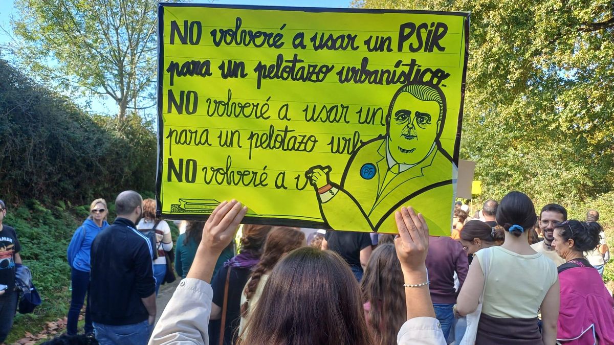 Cartel reivindicativo.