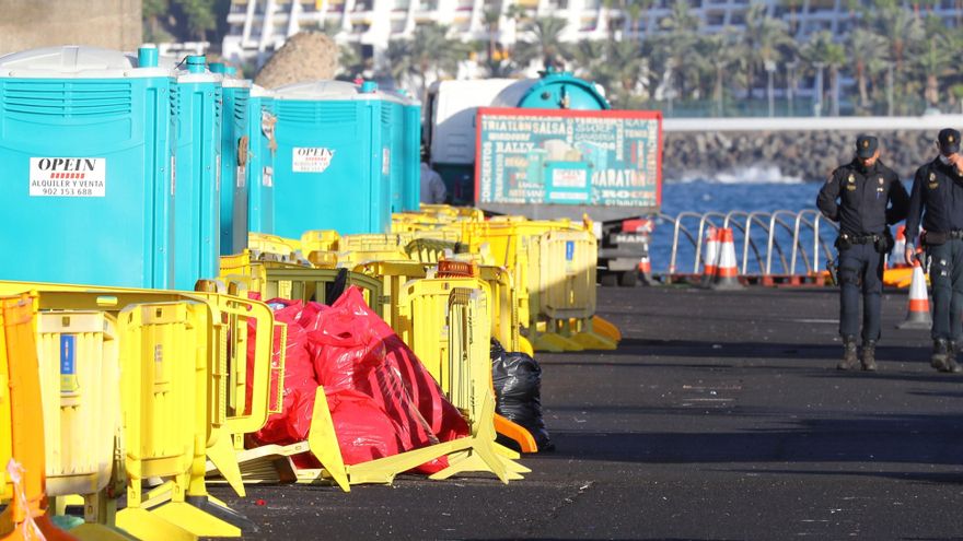 Comienzan este lunes las labores para desmantelar el campamento para migrantes de Arguineguín