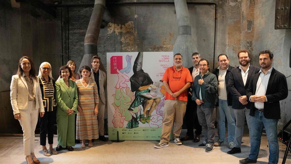 Presentación del cartel de la Feria del Libro de Sevilla 2026.