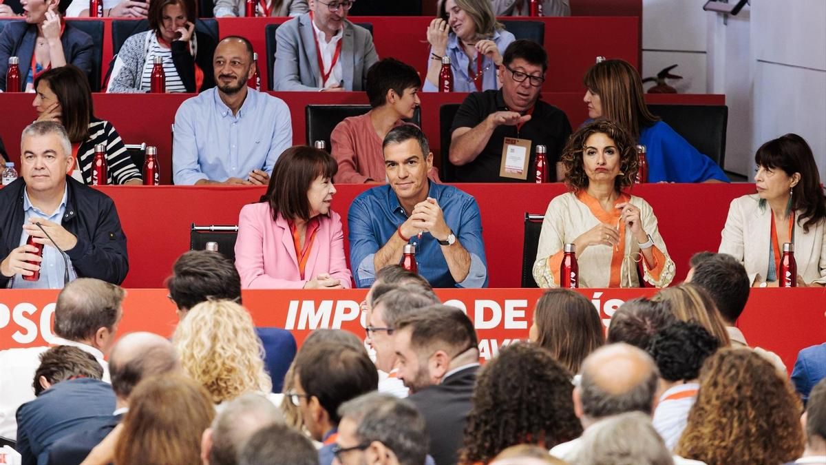 Imagen de la reunión del Comité Federal del PSOE en septiembre de 2024