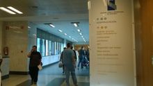 Vestíbulo del Hospital Clínico de Santiago