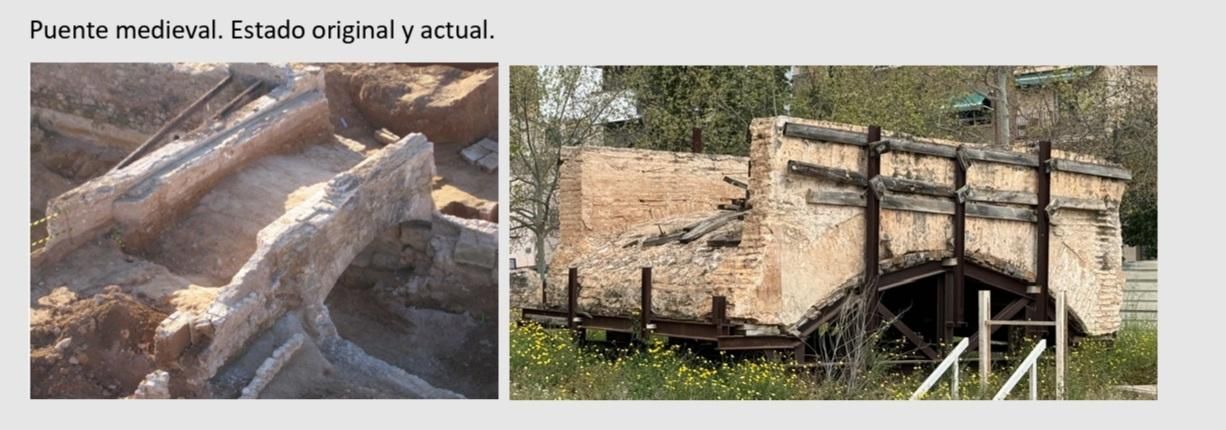 Restes del pont medieval.