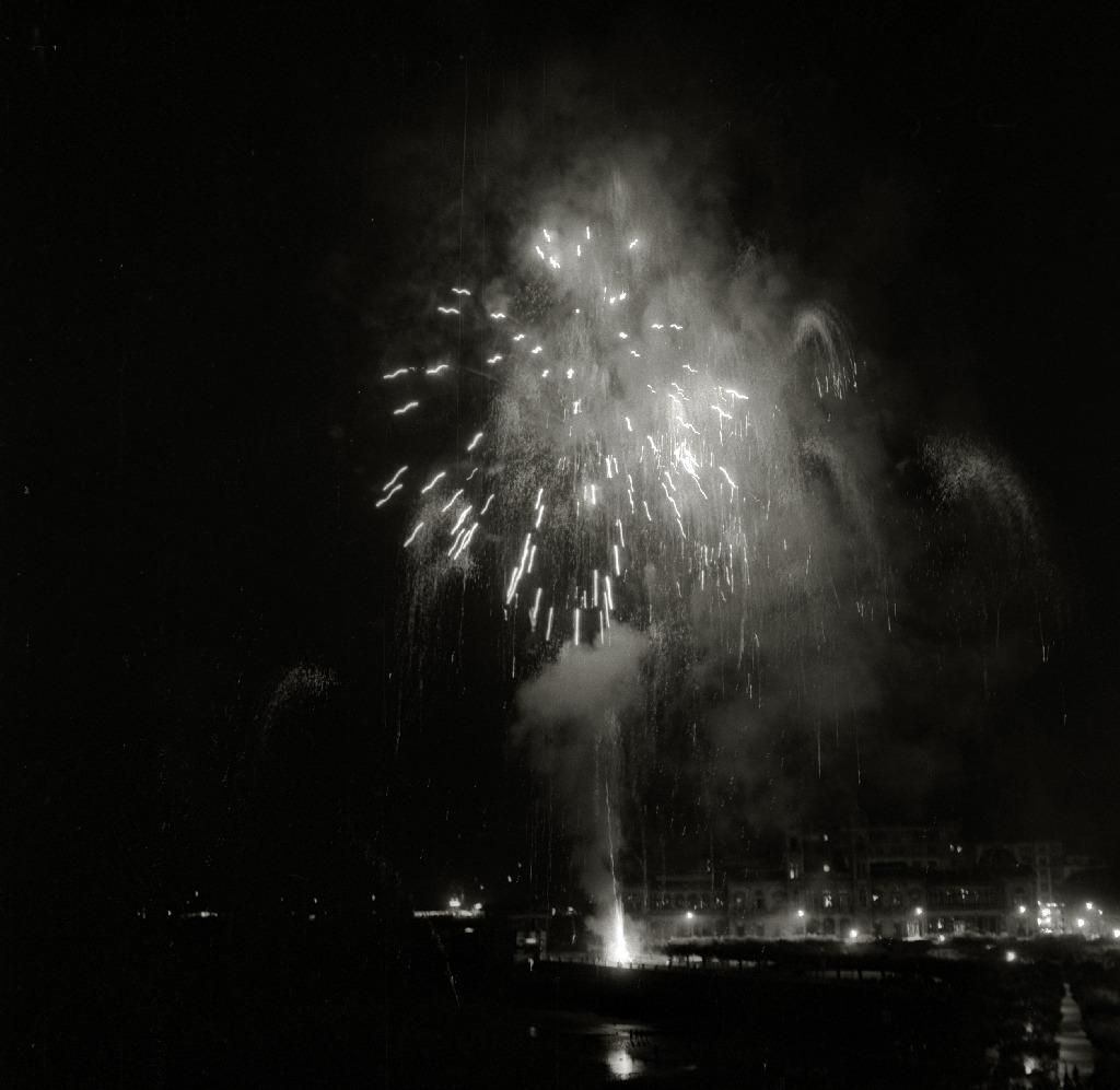 Los fuegos artificiales de 1967, en una de las primeras ediciones del concurso