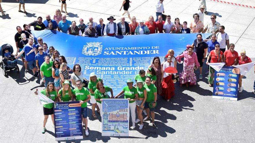 Presentación de las fiestas de las Semana Grande de Santander.