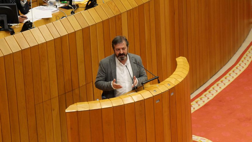 El diputado del BNG en el Parlamento de Galicia Luís Bará