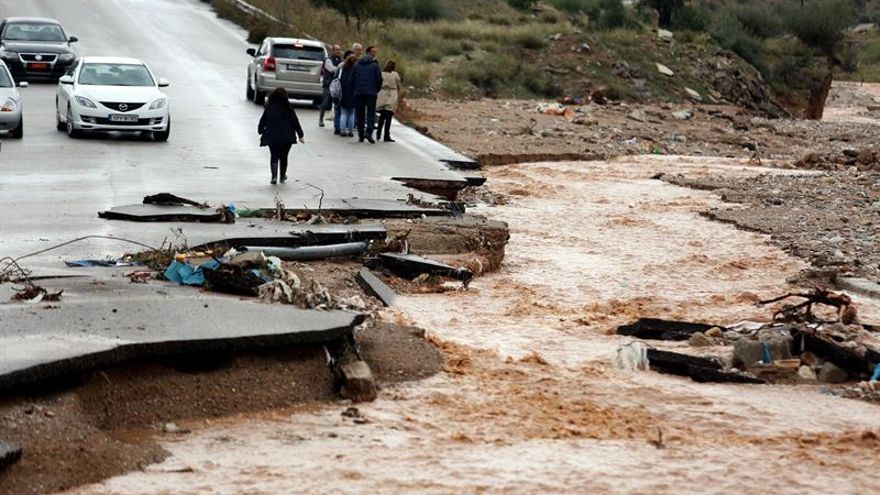 Las lluvias torrenciales causan grandes estragos en Albania y Grecia