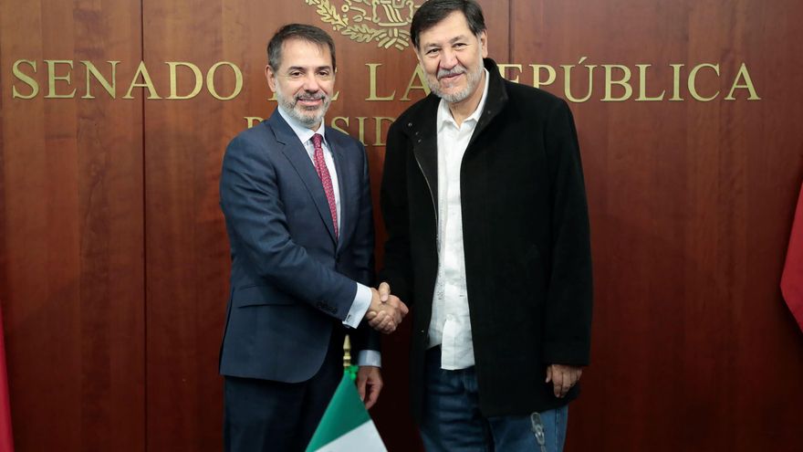 México quiere superar "toda controversia" con España, afirma el presidente del Senado