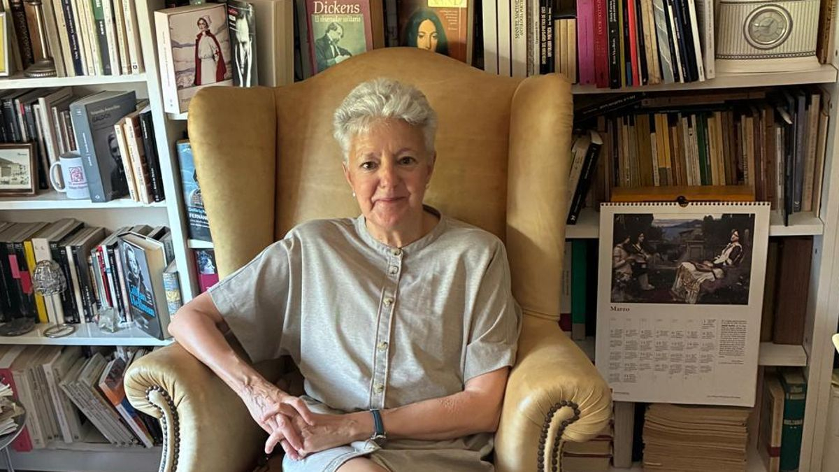 Anna Caballé, fotografiada en su estudio.
