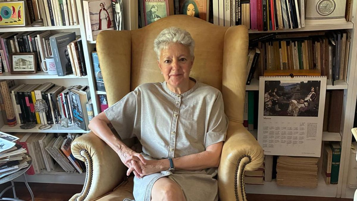 Anna Caballé, fotografiada en su estudio.