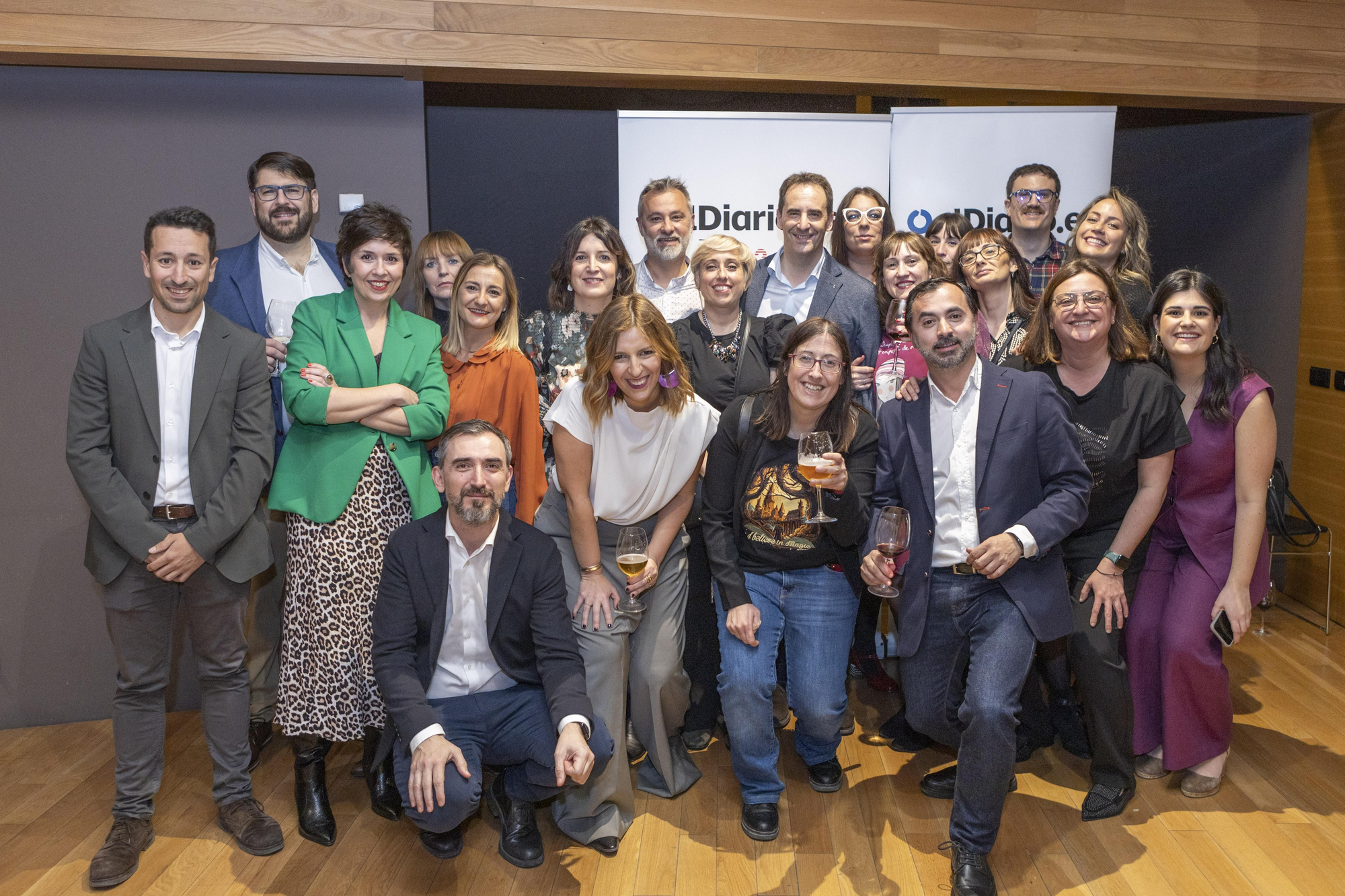 Muchos fueron los periodistas que nos acompañaron en la primera puesta de largo