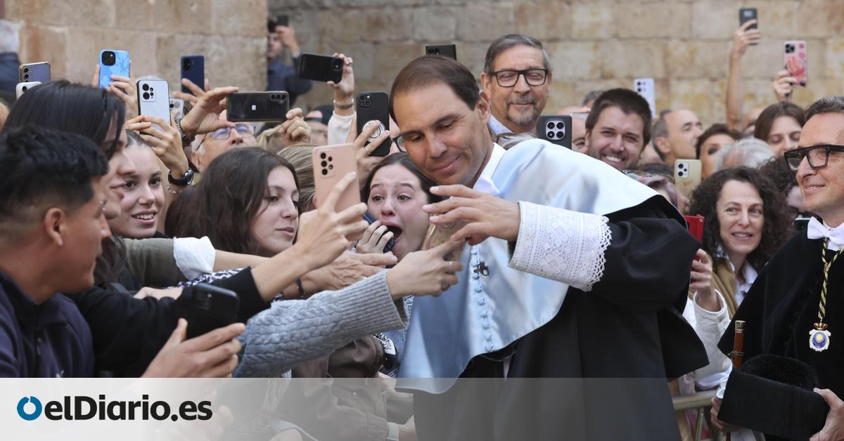 Nadal, doctor honoris causa en Salamanca: “Ningún objetivo deportivo está por encima de la formación”