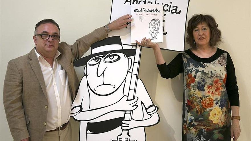 Una muestra reivindica la vigencia de los dibujos del "inagotable" Martínmorales