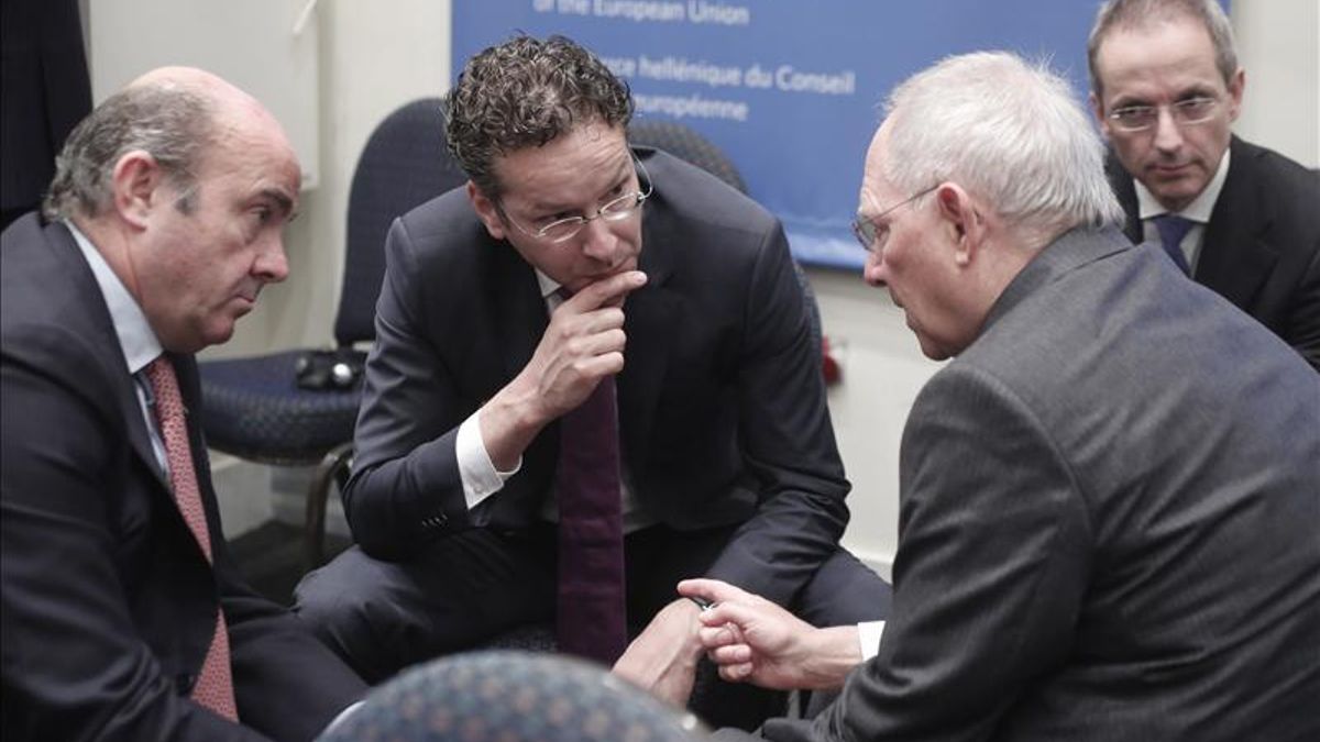 Luis de Guindos y Jeroen Dijsselbloem