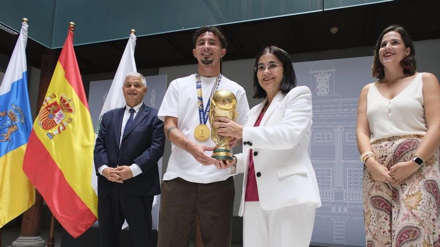 Las Palmas de Gran Canaria dedicará un espacio en Barrio Atlántico al campeón del mundo Yéremy Pino