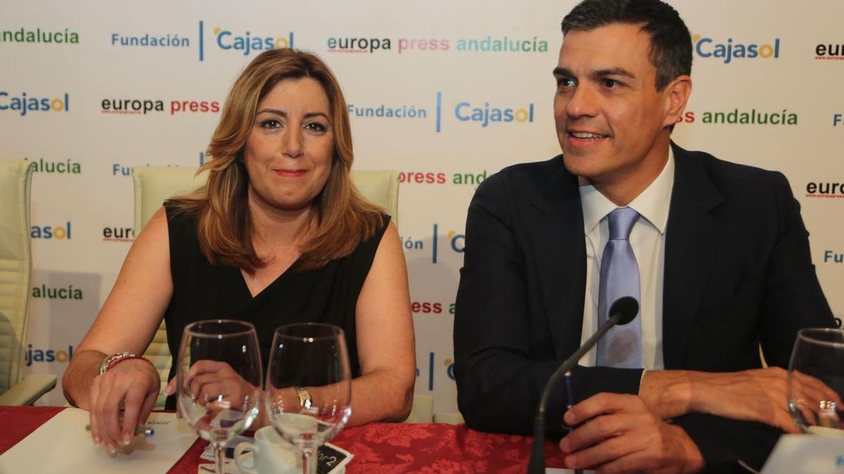 Susana Díaz traslada a Pedro Sánchez todo su "apoyo" y le pide "respeto" a los territorios y a los expresidentes