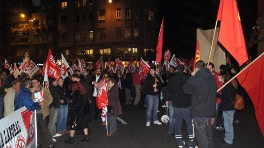 Manifestación reforma laboral.