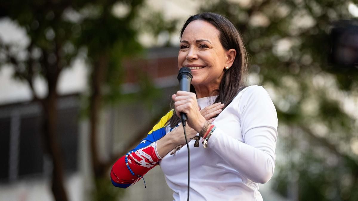 La líder opositora María Corina Machado.