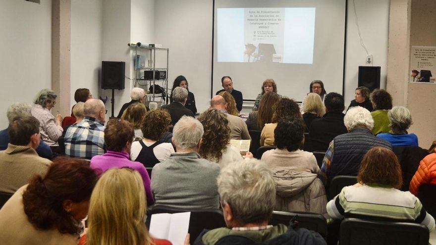 La presentación de la nueva asociación AMEDECC este jueves en Calatayud.
