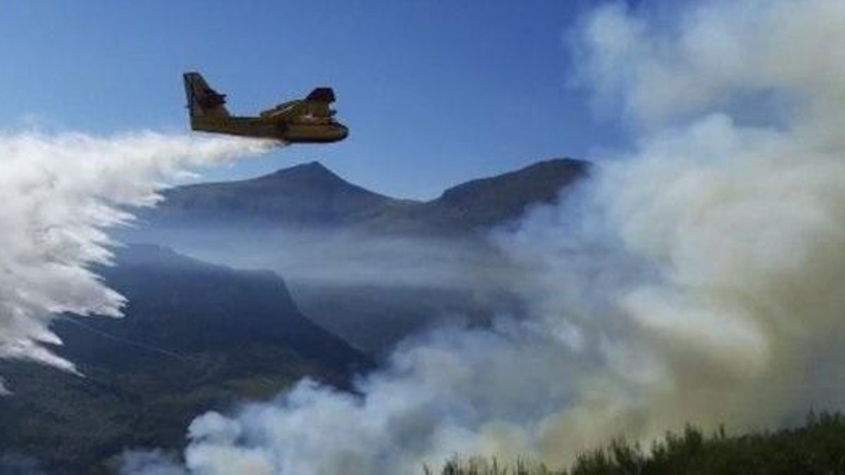 Extinción incendio Sejos