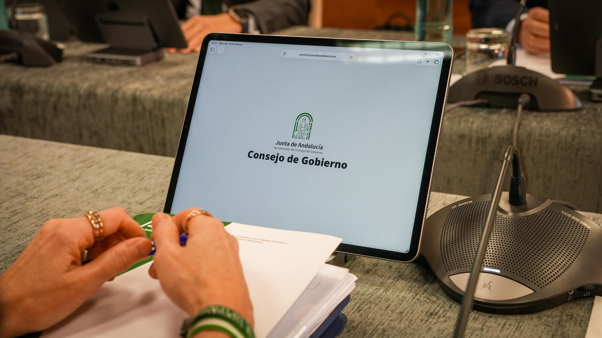 Consejo de Gobierno de la Junta de Andalucía en Adamuz