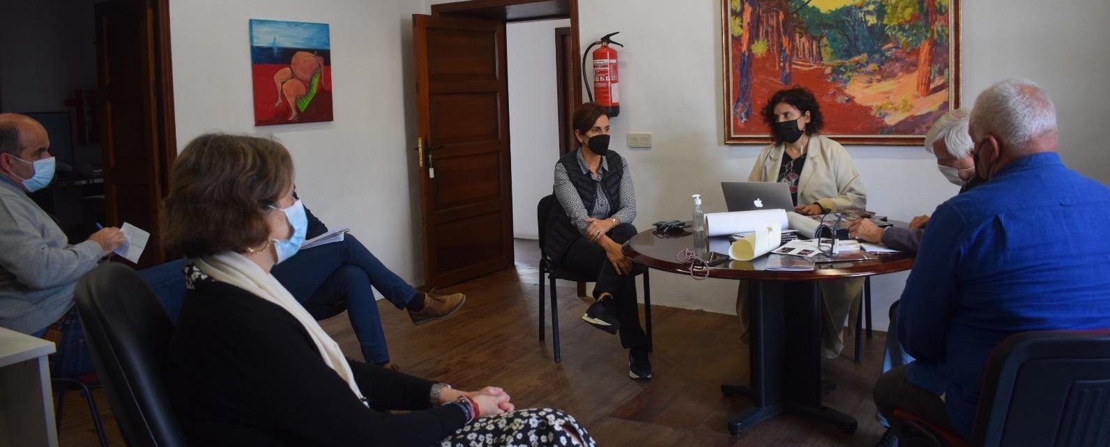 Reunión con Miguel Ángel Matrán.