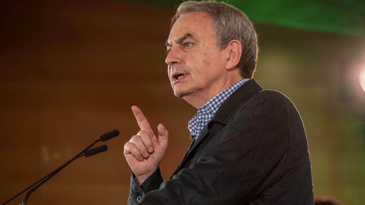 El expresidente del Gobierno José Luis Rodríguez Zapatero.
