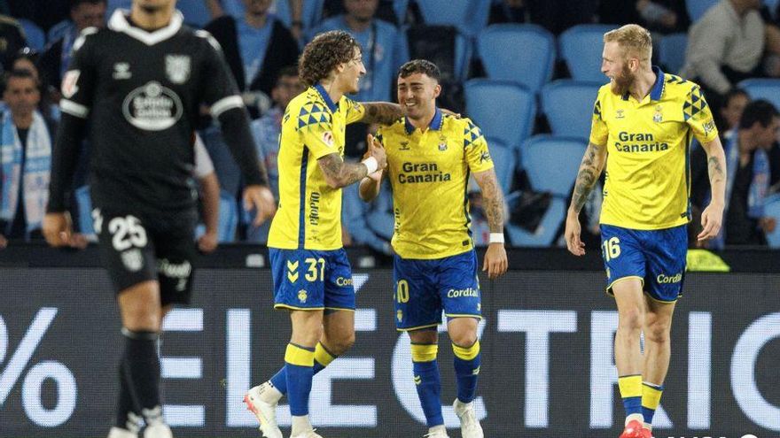 Moleiro rescata un punto para Las Palmas en Balaídos