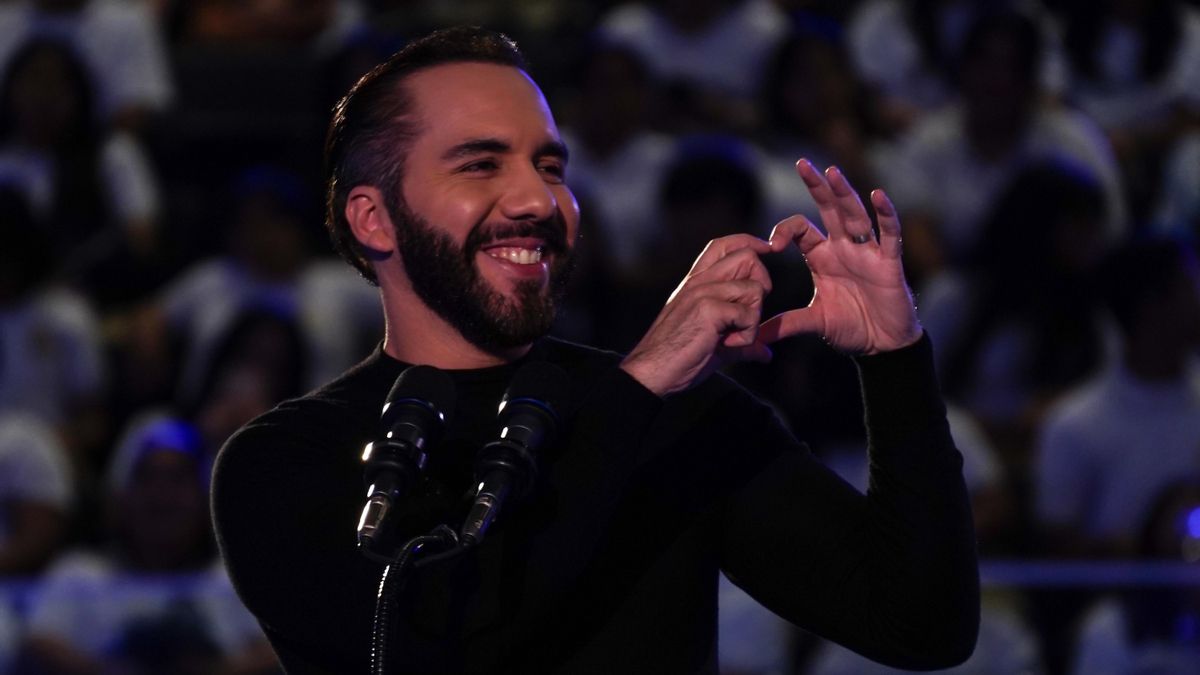 El presidente de El Salvador, Nayib Bukele.