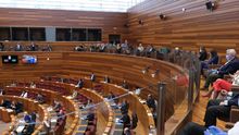 El pleno de las Cortes de Castilla y León, en la sesión del 12 de mayo.