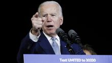 En la imagen, el candidato virtual demócrata a la Presidencia de EE.UU., Joe Biden.