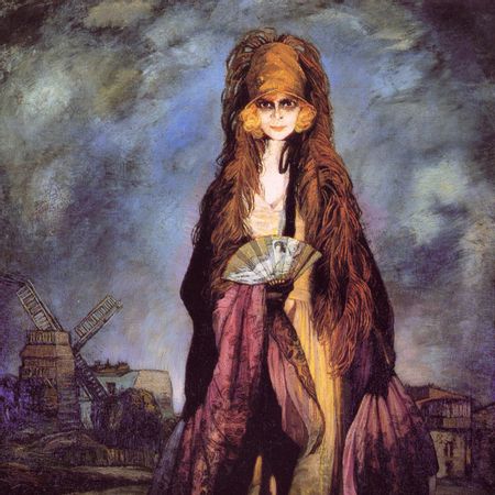 La marquesa italiana Luisa Casati retratada por el pincel de Zuloaga.