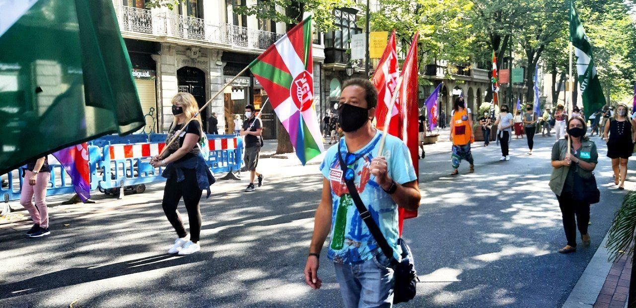 La huelga educativa en Euskadi, en imágenes