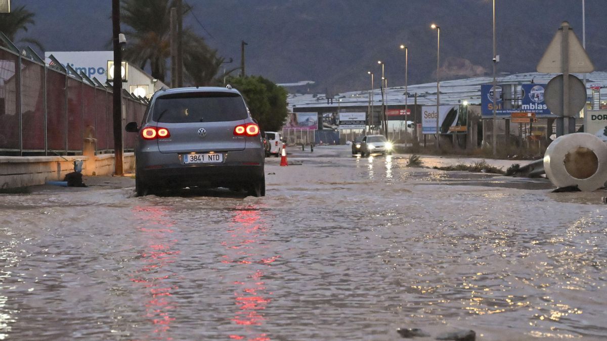 La Aemet mantiene los avisos por la dana y alerta de lluvias torrenciales en el litoral mediterráneo