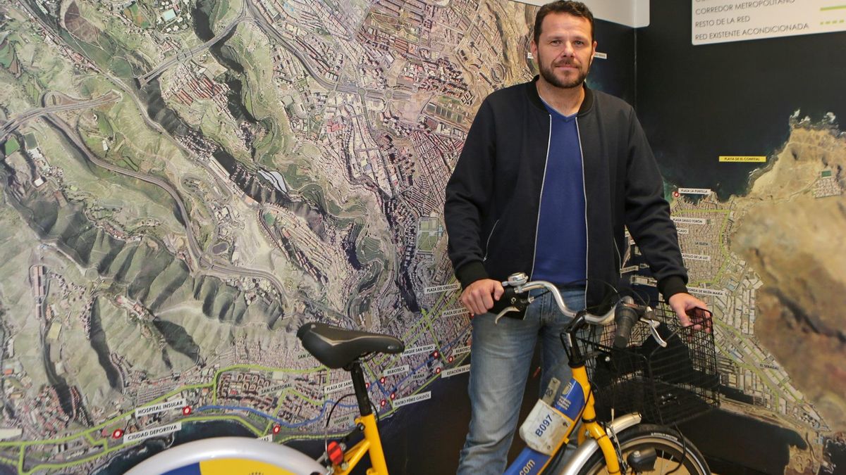 Heriberto Dávila, en su etapa como director general de Movilidad del Ayuntamiento de Las Palmas de Gran Canaria