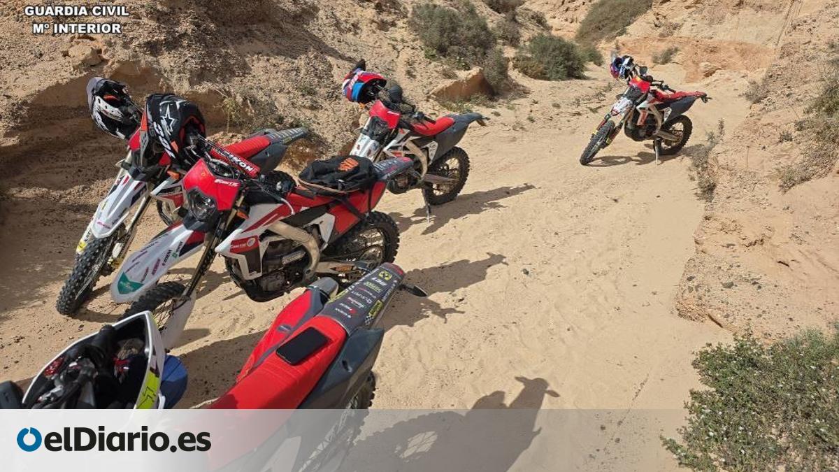 La Guardia Civil descubre varias empresas "ilegales" de excursiones en moto por zonas protegidas de Fuerteventura