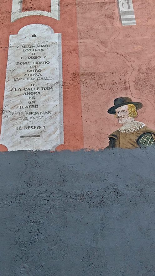 Detalle del mural de Ángel Aragonés