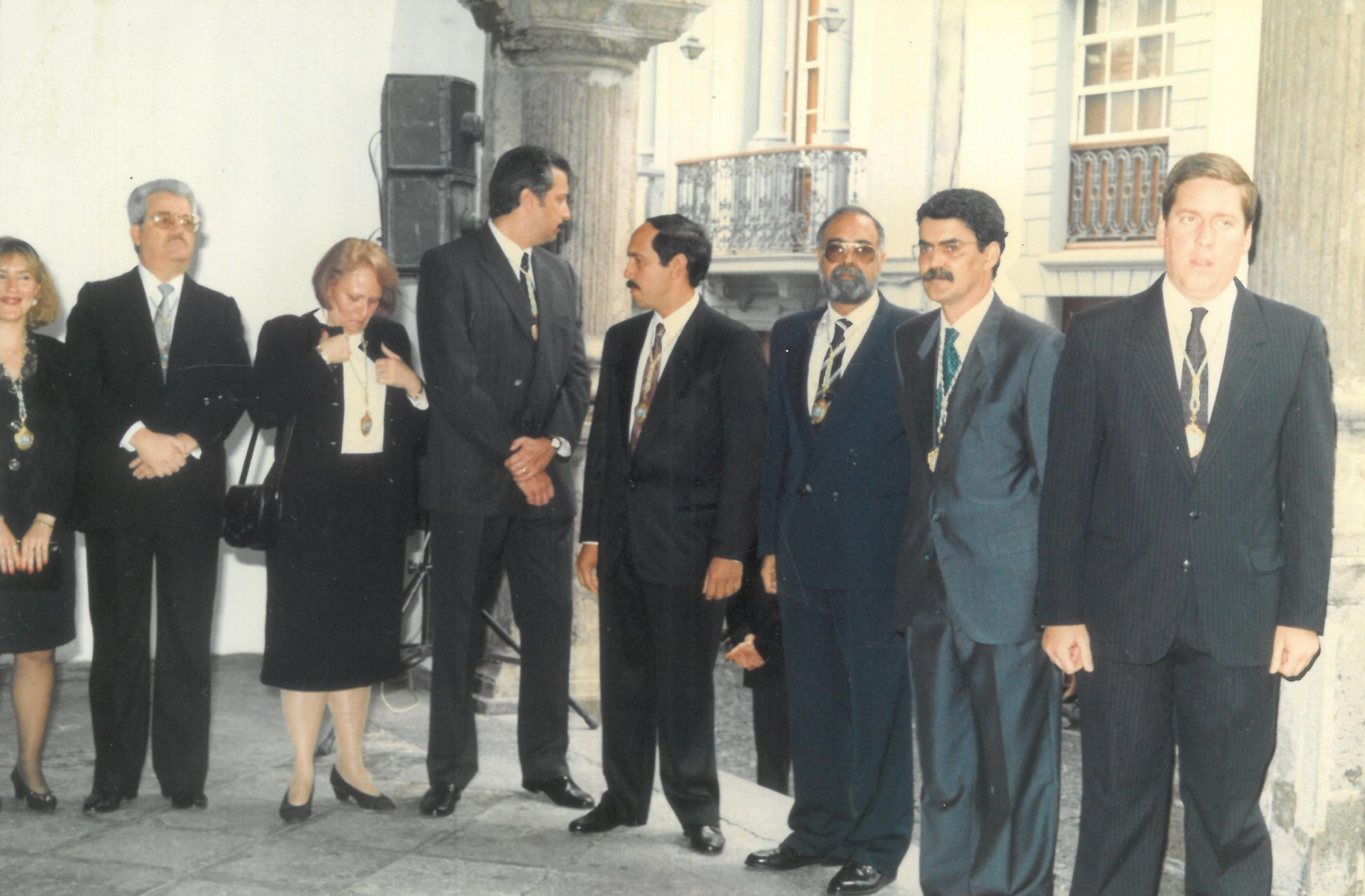 Corporación Municipal de Santa Cruz de La Palma, década de 1990, Casas Consistoriales | Foto: Foto Moreno