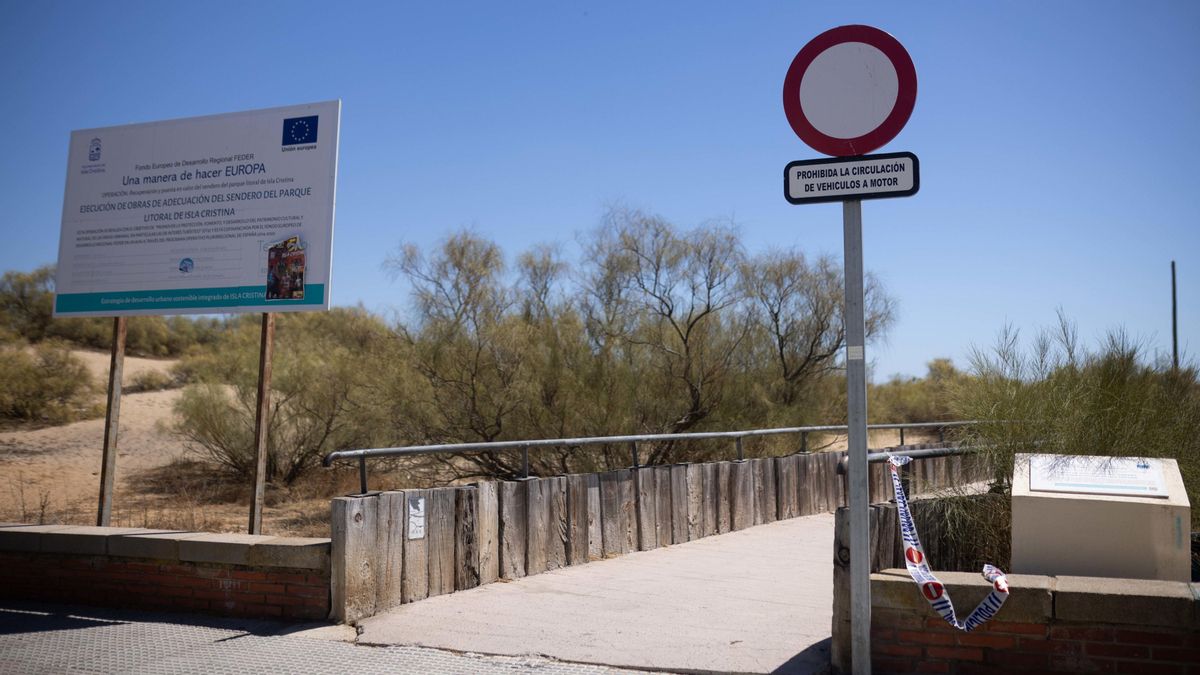 Imágenes de donde ha sido localizado el cadáver de la víctima. A 28 de agosto de 2026 en Isla Cristina, Huelva (Andalucía, España).