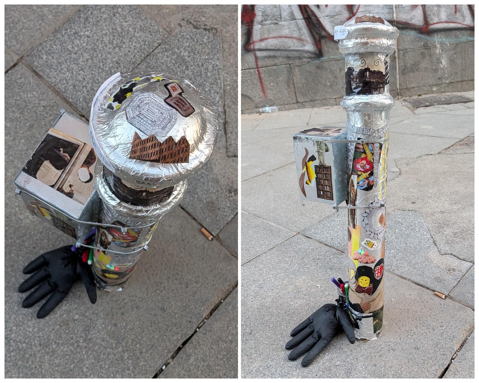 04 - Bolardo Coge algo, lleva algo