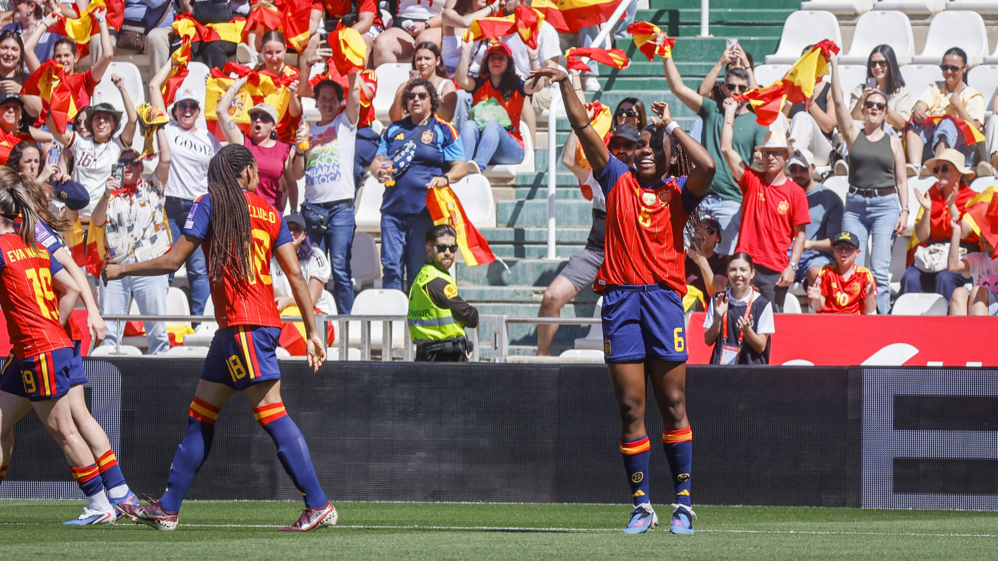 El partido de la selección femenina España - Ucrania