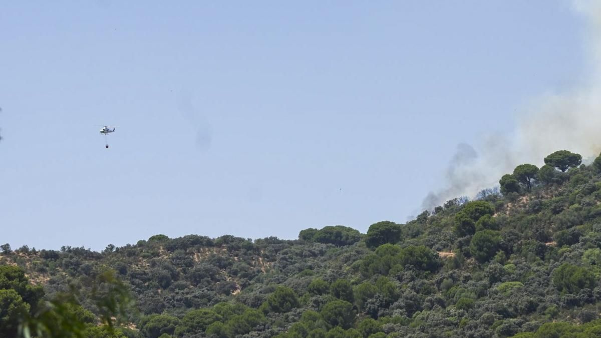 Incendio en Cerro Muriano